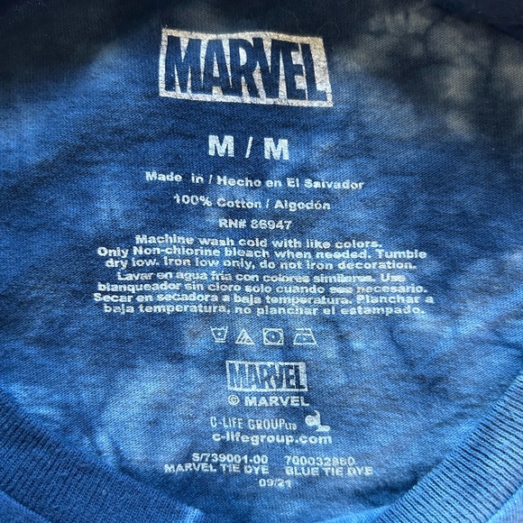 Blue Marvel Medium T-Shirt - Picture 4 of 4